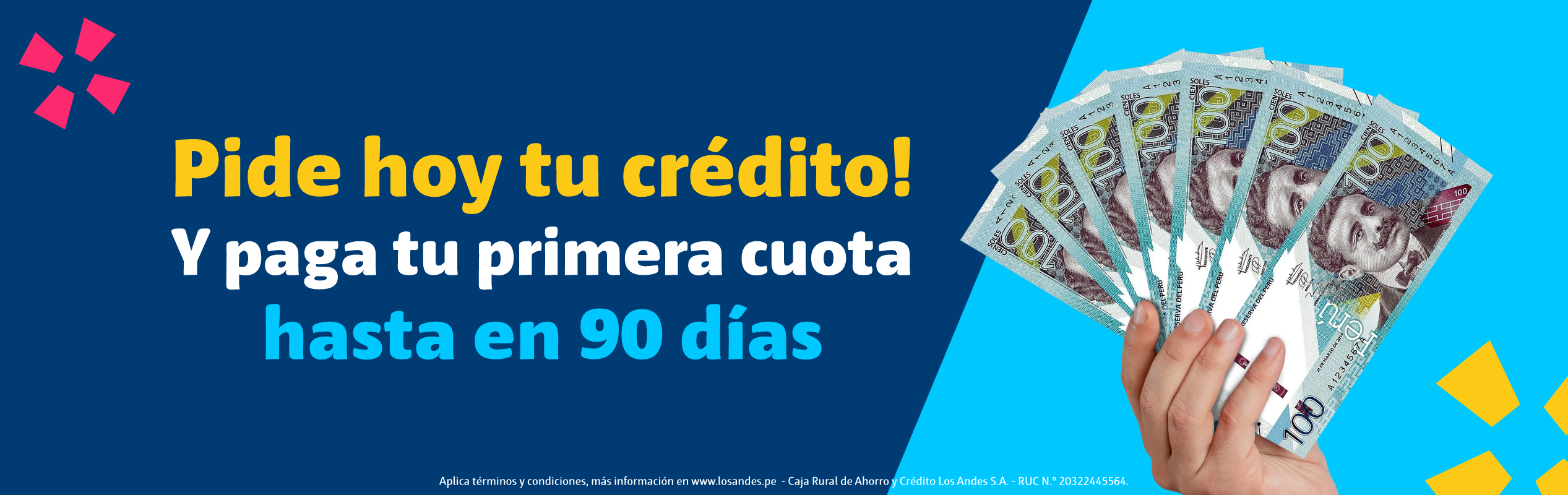 Home baner interno de credito estacional